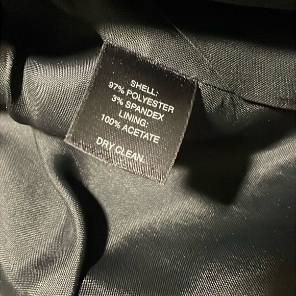 WHBM Black Satin Ruffled Bolero Cocktail Jacket - Picture 6 of 8